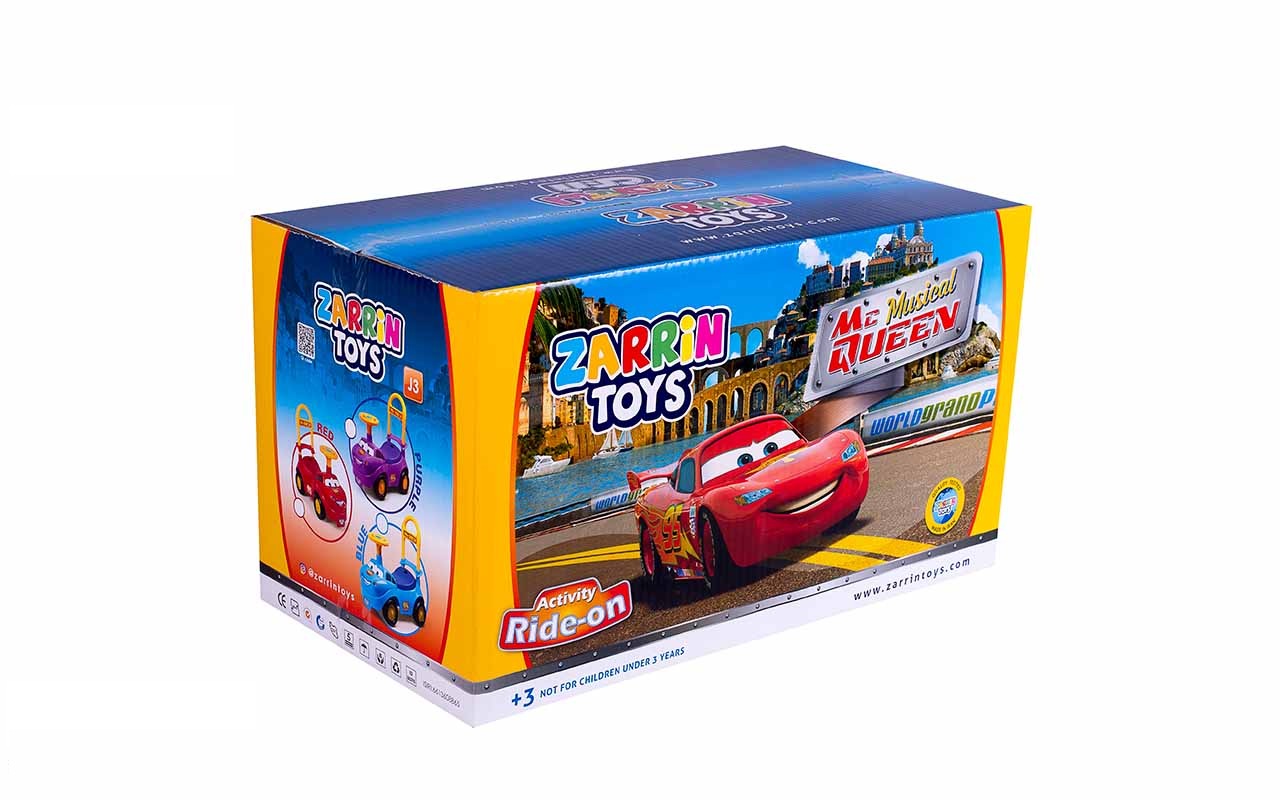 ماشین مک کویین موزیکال زرین J۳ ماشین مک کویین موزیکال زرین